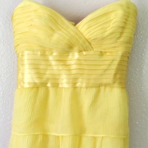 BCBGMaxAzria Yellow Maxi Dress